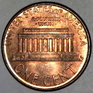 1994-P-Lincoln-Memorial-Cent-With-Broken-Die-Post-In-